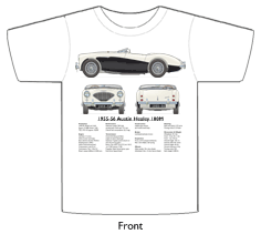 Austin Healey 100M 1955-56 T-shirt Front